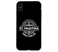 St. Faustina Pray For Us Divine Mercy Catholic Case for iPhone XS Max
