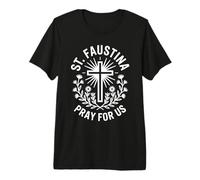 St. Faustina Prayer Devotional Catholic Faith Premium T-Shirt