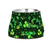 St Feed Dog Bowl Non Slip Stainless Steel Water Food Bowl for Dogs Cats Rabbits Birds Whisker Friendly