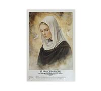 St. Frances of Rome,religious_beliefs Canvas Art Poster And Wall Art Picture Print Modern Family Bedroom Decor Unframe 20x30inch