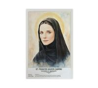 St. Frances Xavier Cabrini,religious_beliefs Poster Bedroom Canvas Decor Sports Landscape Office Room Decor Gift Unframe 16x24inch