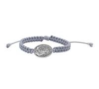 St. Francis Bracelet Woven Adjustable Bracelet | Patron Saint of Animals and the Environment | Great Catholic Gift for Confirmation, One Size, Metal, no gemstone