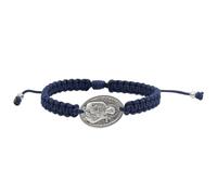 St. Francis Bracelet Woven Adjustable Bracelet | Patron Saint of Animals and the Environment | Great Catholic Gift for Confirmation, One Size, Metal, no gemstone