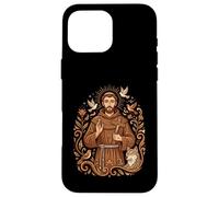 St Francis: Lord Make Me an Instrument of Your Peace Case for iPhone 16 Pro Max