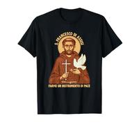 St Francis of Assisi Catholic Prayer T-Shirt