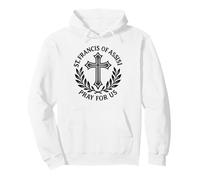 St. Francis of Assisi Pray For Us Catholic Pullover Hoodie