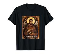 St. Francis of Assisi Religious Icon T-Shirt