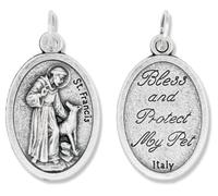 St Francis Protect and Bless My Pet Dog Cat Medal 1 Inch by Gifts Catholic, Inc.