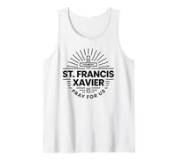 St Francis Xavier Pray for Us Catholic Saint Tank Top