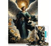 St. Gabriel Is An Angel Who Serves As A Messenger for God Jigsaw Puzzles 1000 Pieces for Teenagers Mind Skill Toy Casual Fun Design Assembly Stylish Gift 38x26cm