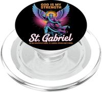 St Gabriel Wings Christian Streetwear PopSockets PopGrip for MagSafe