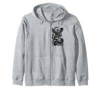 St. George and The Dragon - Catholic Orthodox Saint Zip Hoodie