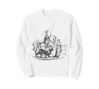 St George and the Dragon Vintage England Art Catholic Saint Sweatshirt