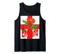St George Cross, English Rose and England Tank Top