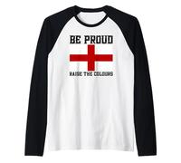 St George Cross Unite The Kingdom Raglan Baseball Tee