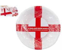 St. George Premium White Paper Bowls - 15.24 Cm (Pack of 6), Elegant, Eco-Friendly & Durable - Ideal for Birthdays, Gatherings & Special Occasions