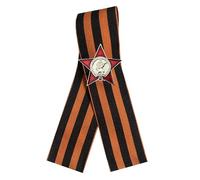 St. George Ribbon 9 May WW2 Russian Victory Day - Order of red Star Mini pin Badge