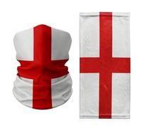 St. George’s Cross England Flag - Multifunctional Neck Gaiter, Lightweight and Breathable Face Cover for Outdoor Protection, Sports, and Travel