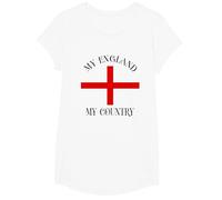 ST George’S England is My Country T-Shirt, Girls, White, Medium