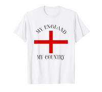 ST George’S England is My Country T-Shirt, Men, White, X-Large