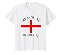 ST George’S England is My Country T-Shirt, Youth, White, Medium