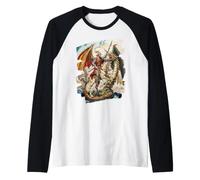 St George Slaying The Dragon Saint Georges Legend Art Raglan Baseball Tee