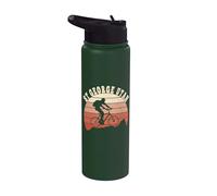 St. George Utah Mountain Biking Biker Cyclist Stainless Steel Insulated Water Bottle