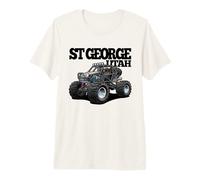 St George Utah Side-by-Side Quad 4x4 ATV Offroading Design Premium T-Shirt