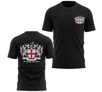 St Georges Day T Shirt for Men St George Our Patron Pride Large Back Print Tee, XL, Black