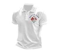 St Georges Day T Shirts for Men England Flag T-Shirt English Dragon Knight Casual Polo Shirts for Dad and Grandad