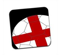 St Georges England Cross on Football Single Coaster