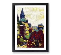 St. Germain Des Pres by Henry Lyman Sayen Framed Print | A2 Black Framed Wall Art | Ready to Hang | Modern Nature Picture | Living Room Bedroom Lounge Office