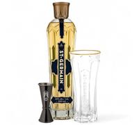 St. Germain Elderflower Liqueur Glass & Jigger Gift Set 70cl | Made with Fresh Handpicked Elderflowers - For the Hugo Spritz Cocktail - No Artificial Flavours