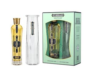 St-Germain French Artisanal Elderflower Liqueur Gift Set with 1 L Carafe, 20% vol., 500 ml - Elegant Serve for the Light and Bright St-Germain Spritz, Transforms Any Cocktail