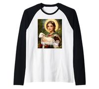 St Germaine Cousin | Catholic Saint Design Christian Gift Raglan Baseball Tee
