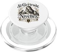 St. Gertrude of Nivelles Patron Saint of Cats PopSockets PopGrip for MagSafe