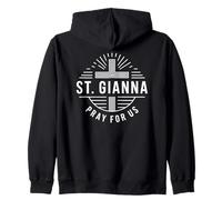 St. Gianna Pray For Us Catholic Patron Saint Zip Hoodie