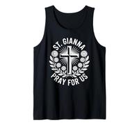 St. Gianna Pray for Us Catholic Saint Patronage Tank Top