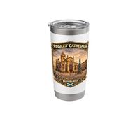 St Giles Cathedral Edinburgh Scotland Vacation Stainless Steel Insulated Tumbler