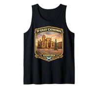 St Giles Cathedral Edinburgh Scotland Vacation Tank Top