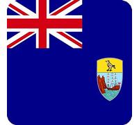 St Helena Aluminium Square Fridge Magnet Fantastic Souvenir