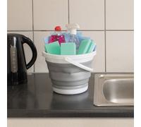 St Helens 10L Collapsible Bucket in Grey St Helens Grey