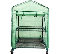 St Helens 2-Tier Shelve mini Greenhouse, PVC Cover