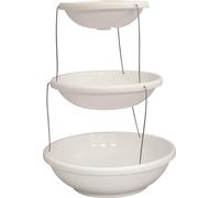 St Helens 3-Tier Collapsible Bowls in White St Helens White