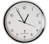 St Helens 30 Cm Radio Controlled Clock in White St Helens White