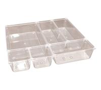 St Helens 6 Piece Drawer Organiser in Clear St Helens Clear