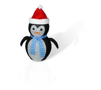 St Helens 70cm Outdoor Collapsible LED Penguin, Inc Timer