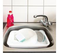 St Helens 7L Collapsible Washing Up Bowl in White St Helens White