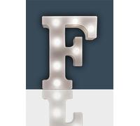 St Helens Battery Operated 3D LED Letter F Light