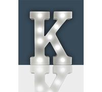 St Helens Battery Operated 3D LED Letter K Light